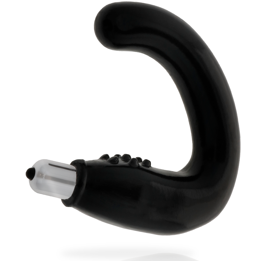 Vibromasseur Prostate Anal Noir Balle Vibrante TPR - Addicted Toys
