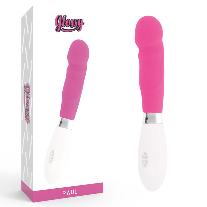 Vibromasseur Réaliste Paul - 10 Modes Étanche Silicone - Glossy