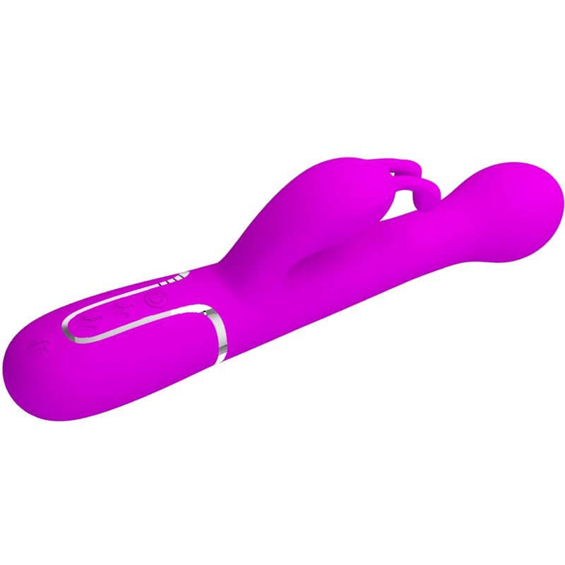 Vibromasseur Rabbit Dejon 3-en-1 Perles Rotatives Rechargeable - Pretty Love