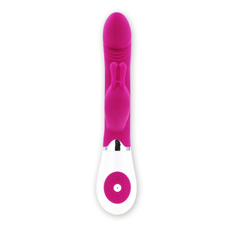 Vibromasseur Rabbit Double Stimulation 30 Modes Silicone Lilas - Pretty Love