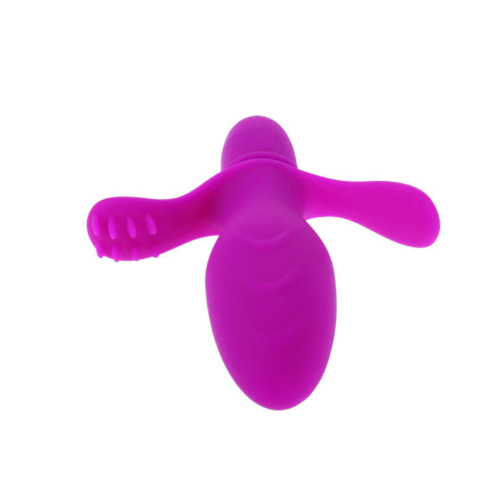Vibromasseur Rabbit Fitch Double Stimulation 10 Modes Silicone - Pretty Love