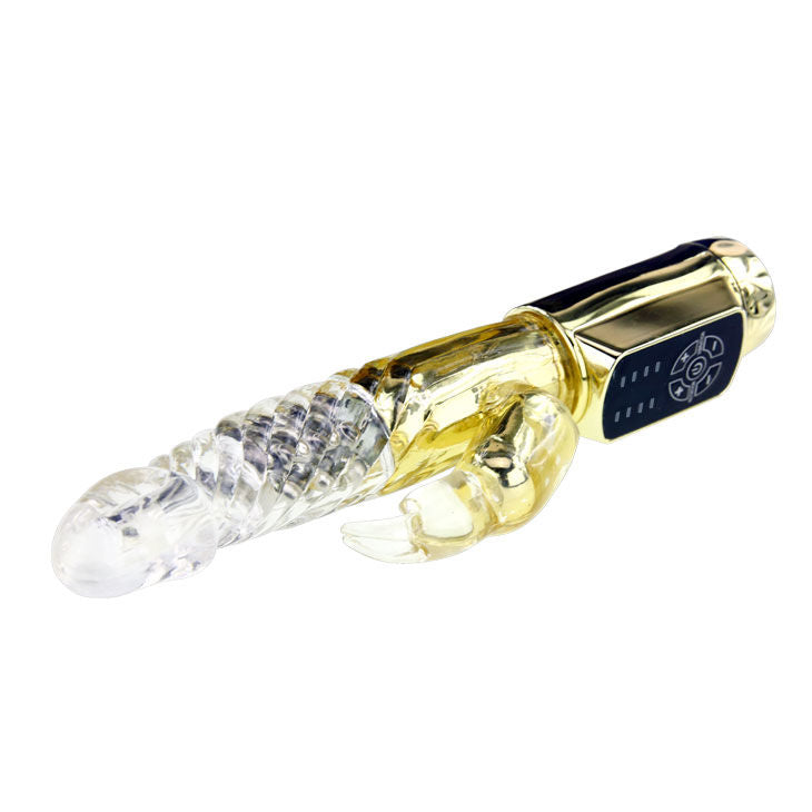 Vibromasseur Rabbit Gold Prince Billes Rotatives 12 Vibrations 4 Rotations - Baile