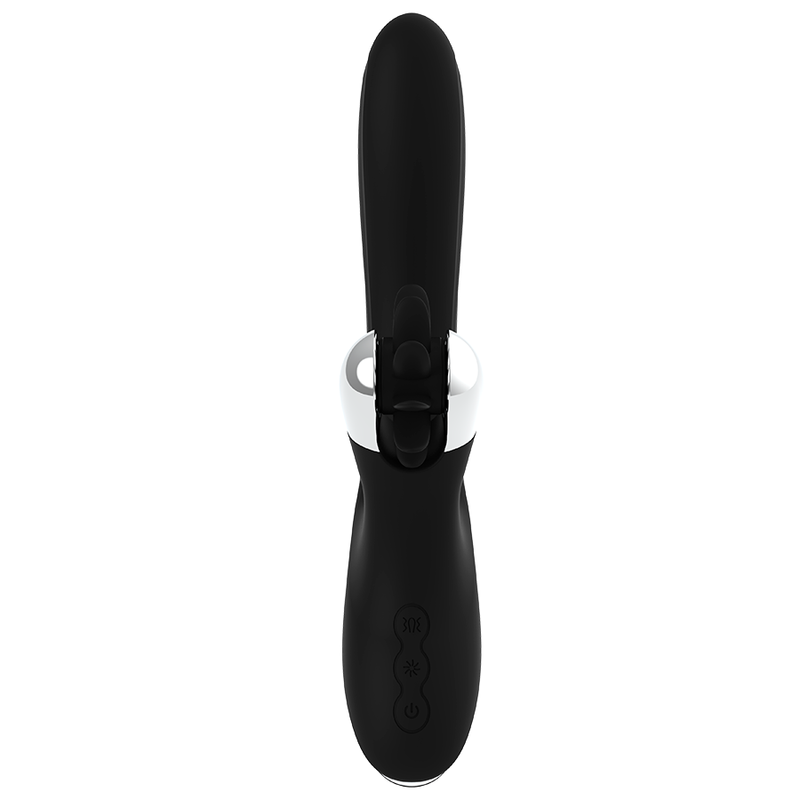 Vibromasseur Rabbit Grimm Wave Function Mouvement Vague Point G - Black&Silver