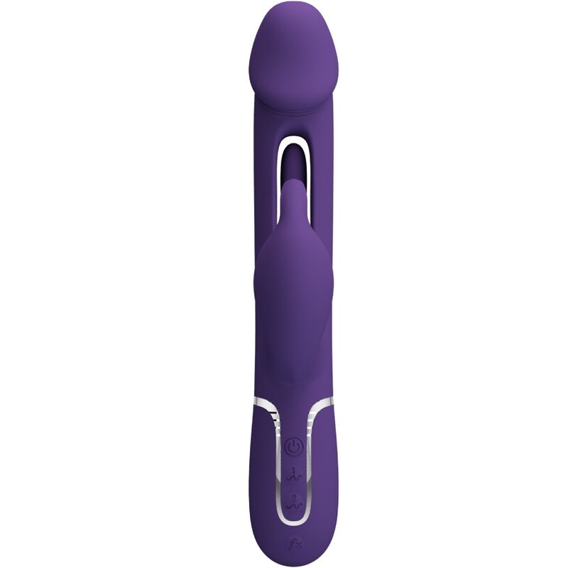 Vibromasseur Rabbit Kampas Langue Oscillante Bouton Climax Rechargeable - Pretty Love