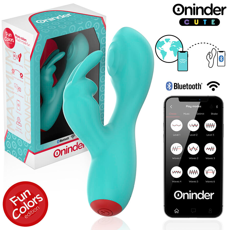 Vibromasseur Rabbit Love Bunny Connecté Point G et Clitoris - Oninder