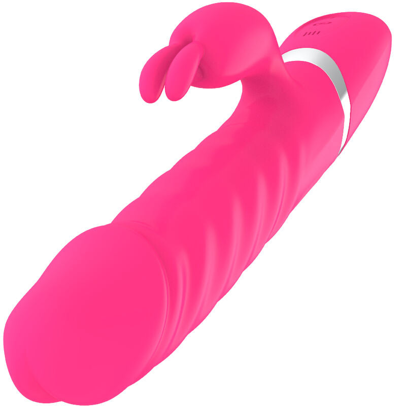 Vibromasseur Rabbit Nasty Chauffant Va-et-Vient 18 Vibrations 9 Poussées - Armony
