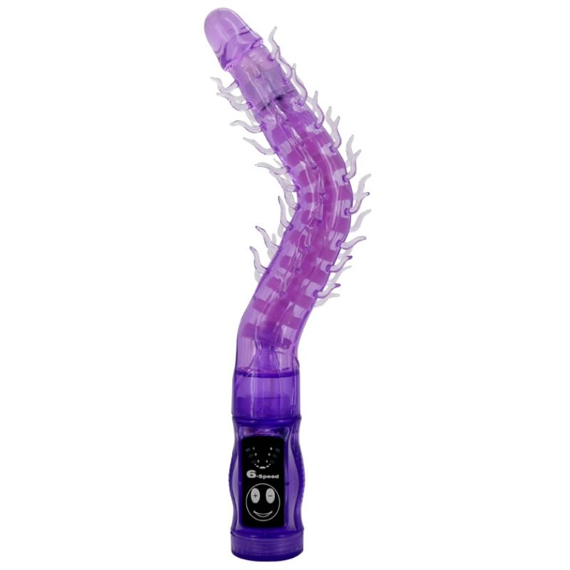 Vibromasseur Rabbit Thorn - Tige Nervurée et Stimulateur Clitoridien - Baile