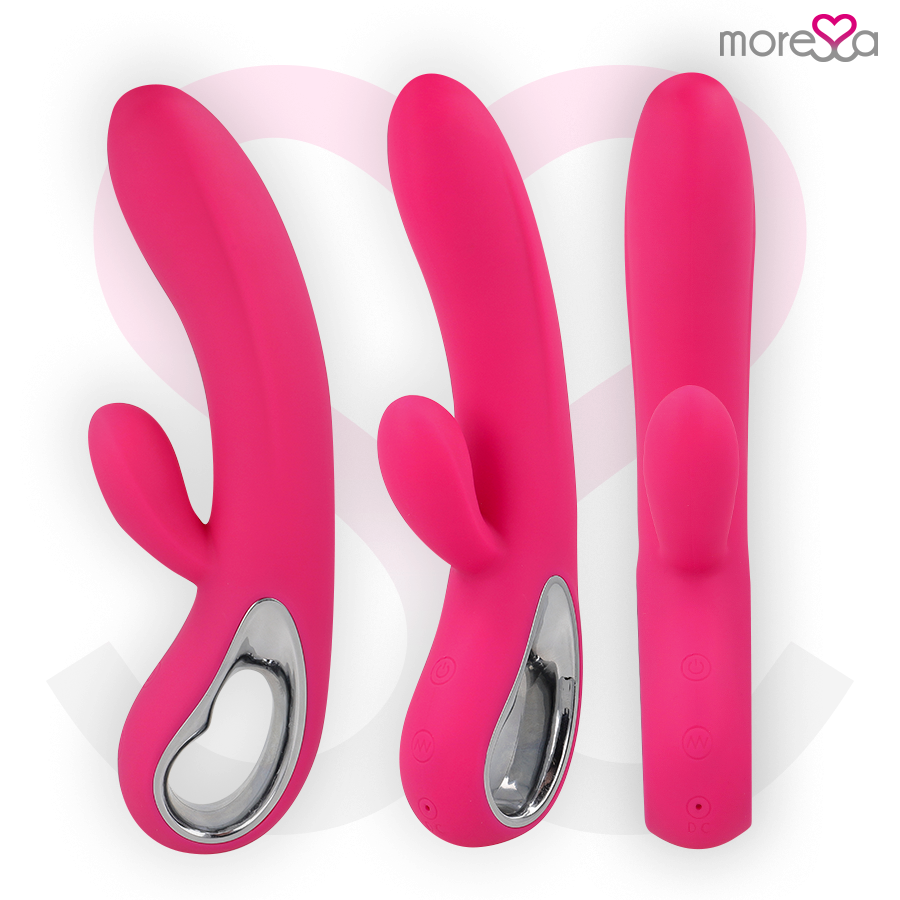 Vibromasseur Rabbit Troy Double Stimulation 12 Modes Rechargeable - Moressa