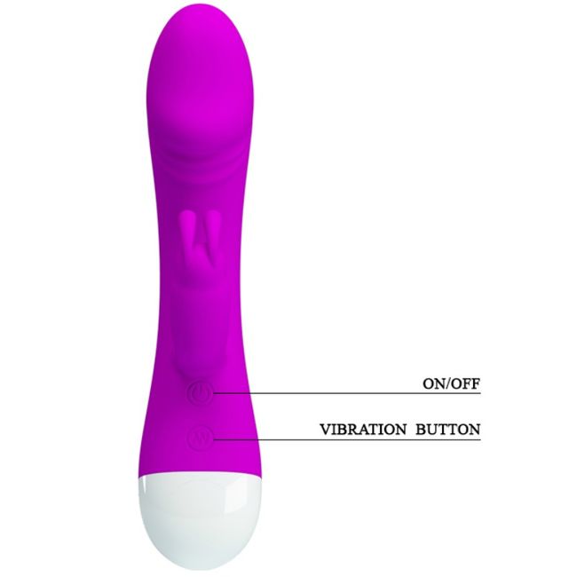 Vibromasseur Rabbit Will 30 Modes Point G Silicone Rechargeable - Pretty Love