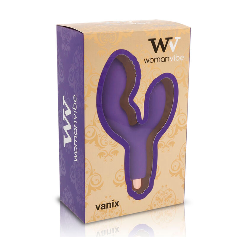 Vibromasseur Unisexe Vanix Silicone Saillie Clitoridienne - Womanvibe