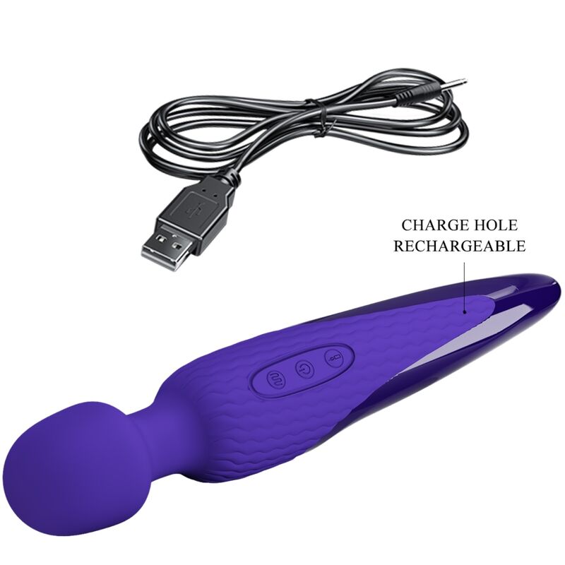 Vibromasseur Wand Chauffant Antony Youth 7 Vibrations Effet Chaleur - Pretty Love