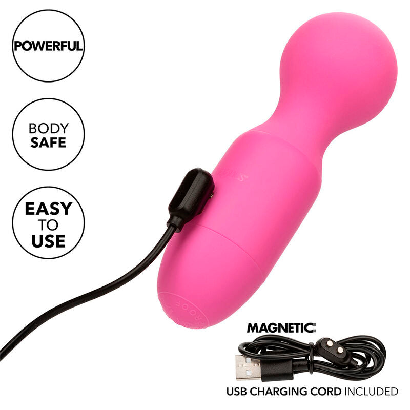 Vibromasseur Wand First Time - Col Flexible 10 Modes - CalExotics