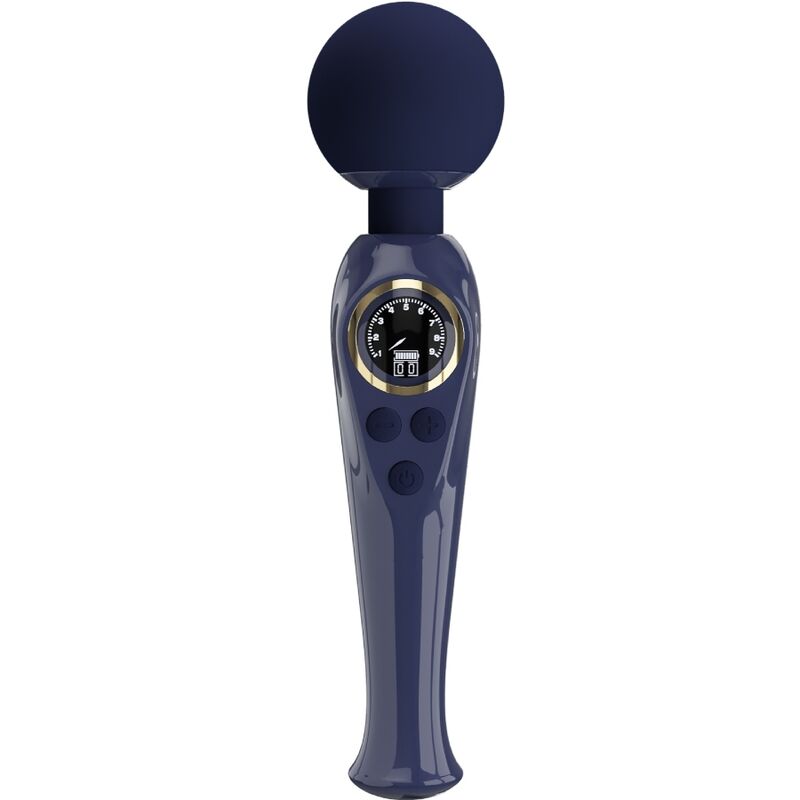 Vibromasseur Wand Skyler Tête Flexible 10 Modes Écran LCD - Pretty Love