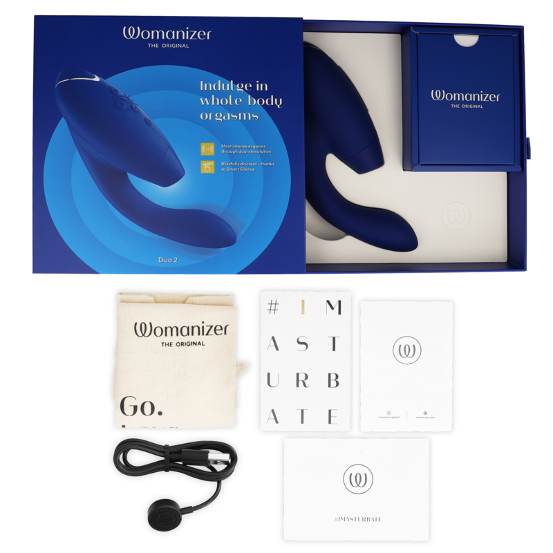 Womanizer Duo 2 Stimulateur Double - Pleasure Air et Point G - 14 Intensités