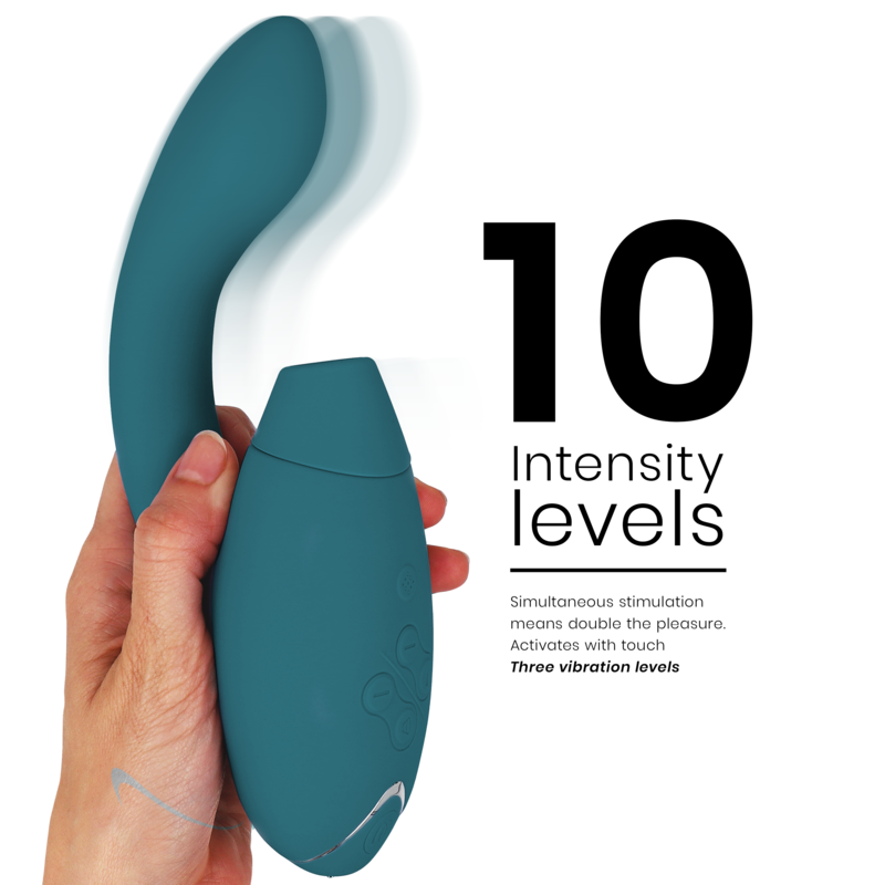 Womanizer Duo 2 Stimulateur Double - Pleasure Air et Point G - 14 Intensités